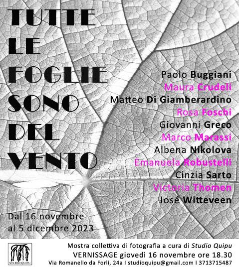 Tutte le Foglie sono del Vento | Collettiva di Fotografia