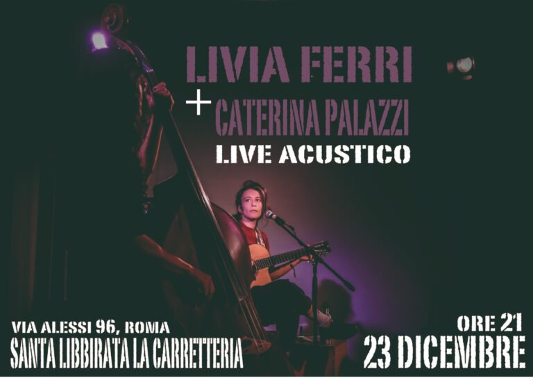 LIVIA FERRI guest CATERINA PALAZZI – Live acustico