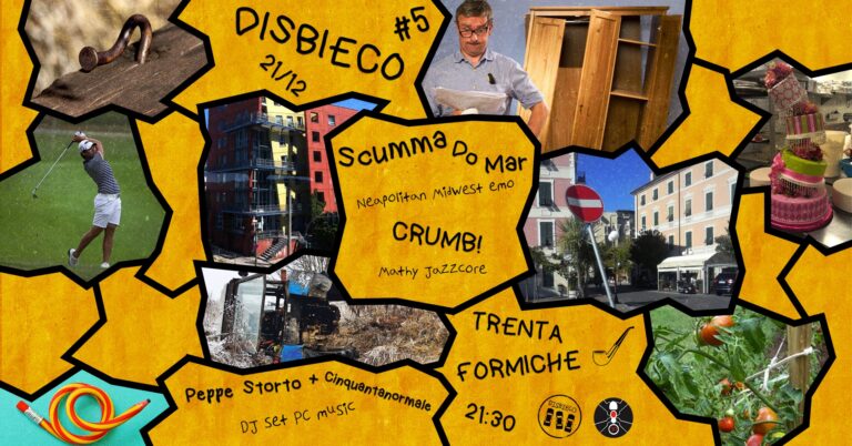 Disbieco#5: Scumma do Mar • Crumb! live ⋆ Peppe Storto + Cinquantanormale djset