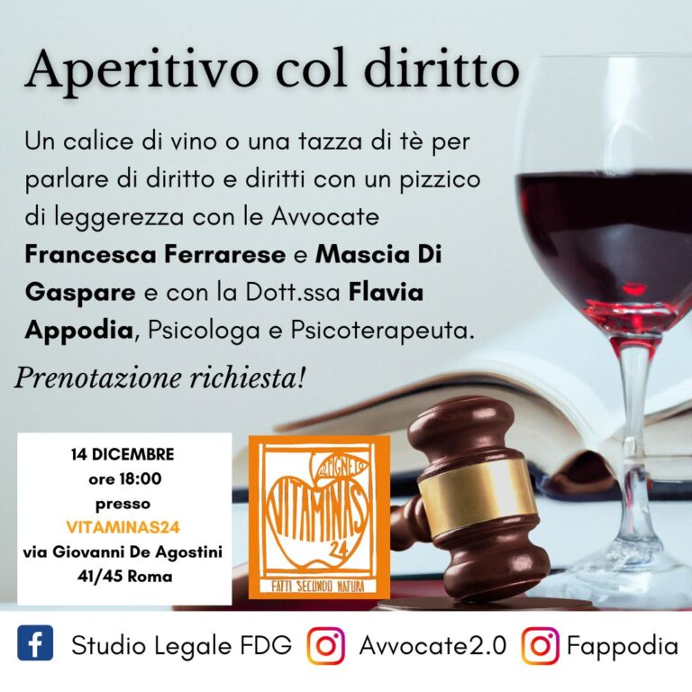 Aperitivo col diritto