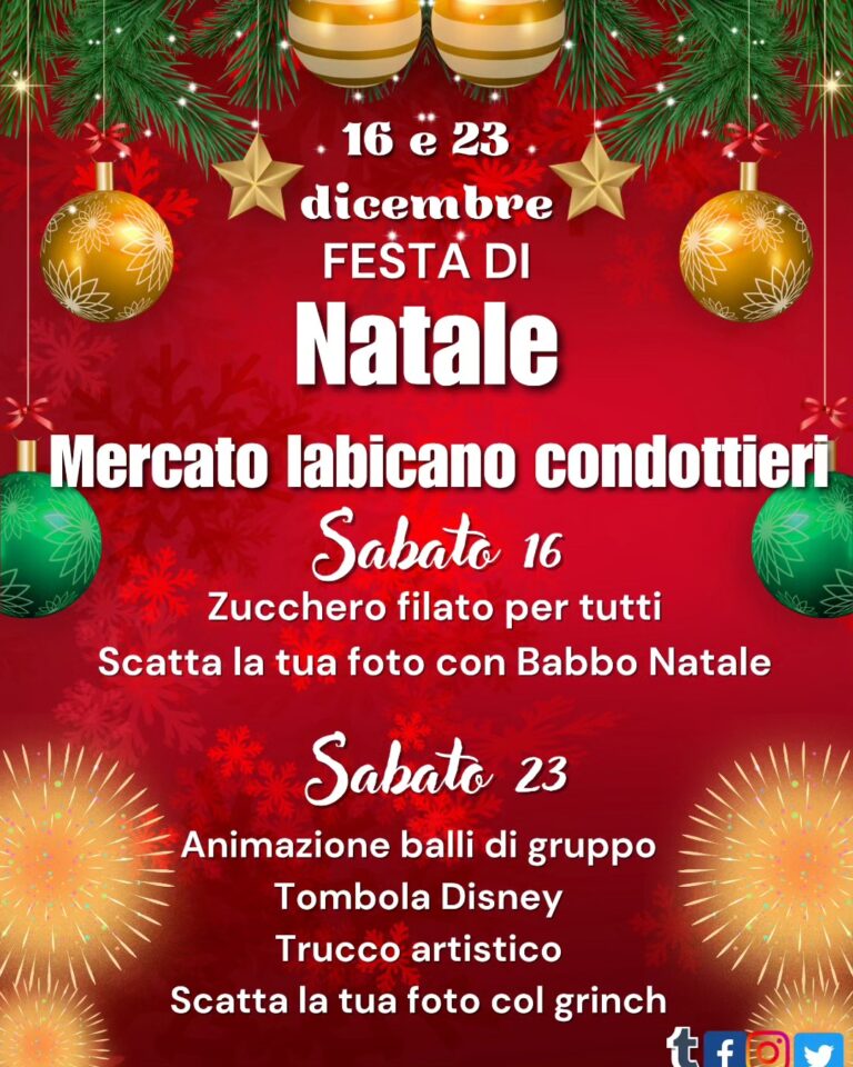 FESTA di Natale al Mercato