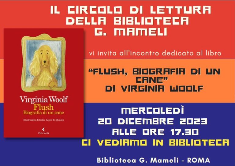 Appuntamento con il circolo di lettura della Biblioteca Goffredo Mameli