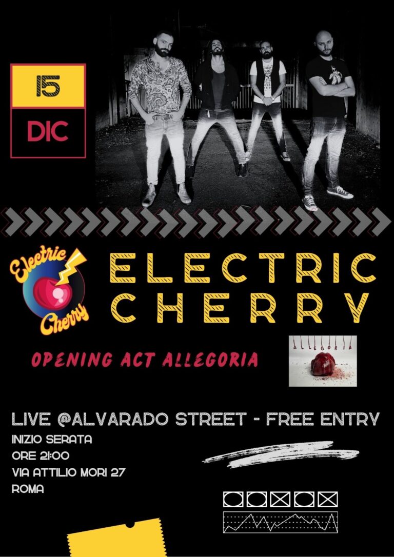 ELECTRIC CHERRY – LIVE