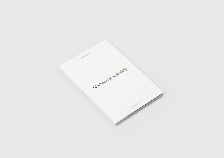 Giulia Iacolutti + Marangoni 105, I don’t care (about football), pubblicato da bruno