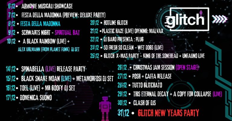 Glitch Soundclub DECEMBER
