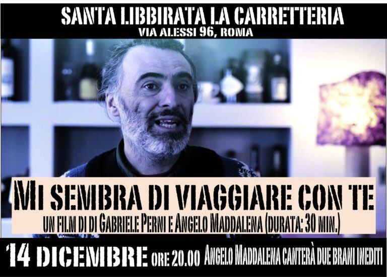MI SEMBRA DI VIAGGIARE CON TE, UN FIL DI GABRIELE PERNI E ANGELO MADDALENA