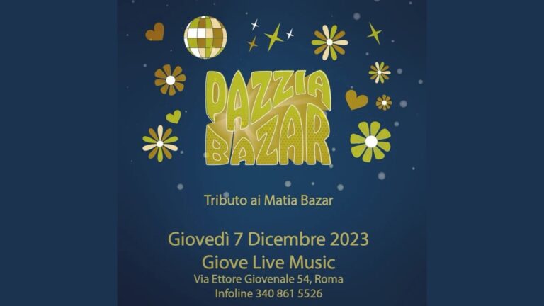 Pazzia Bazar | Matia Bazar tribute Band