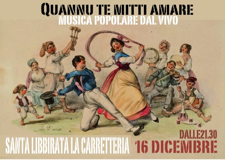 QUANNU TE METTI AMARE -MUSICA POPOLARE DAL VIVO