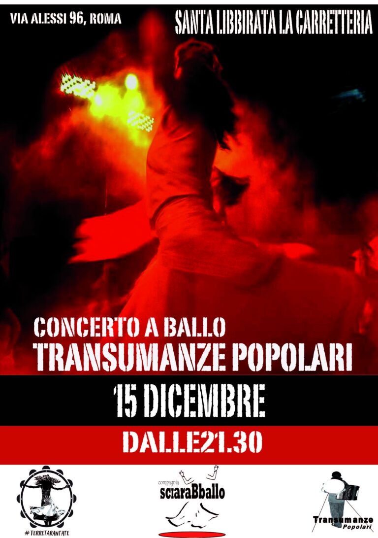TRANSUMANZE POPOLARI , CONCERTO A BALLO
