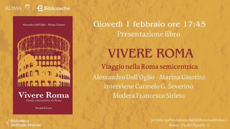 Vivere Roma. Viaggio nella Roma semicentrica – Presentazione libro con gli autori