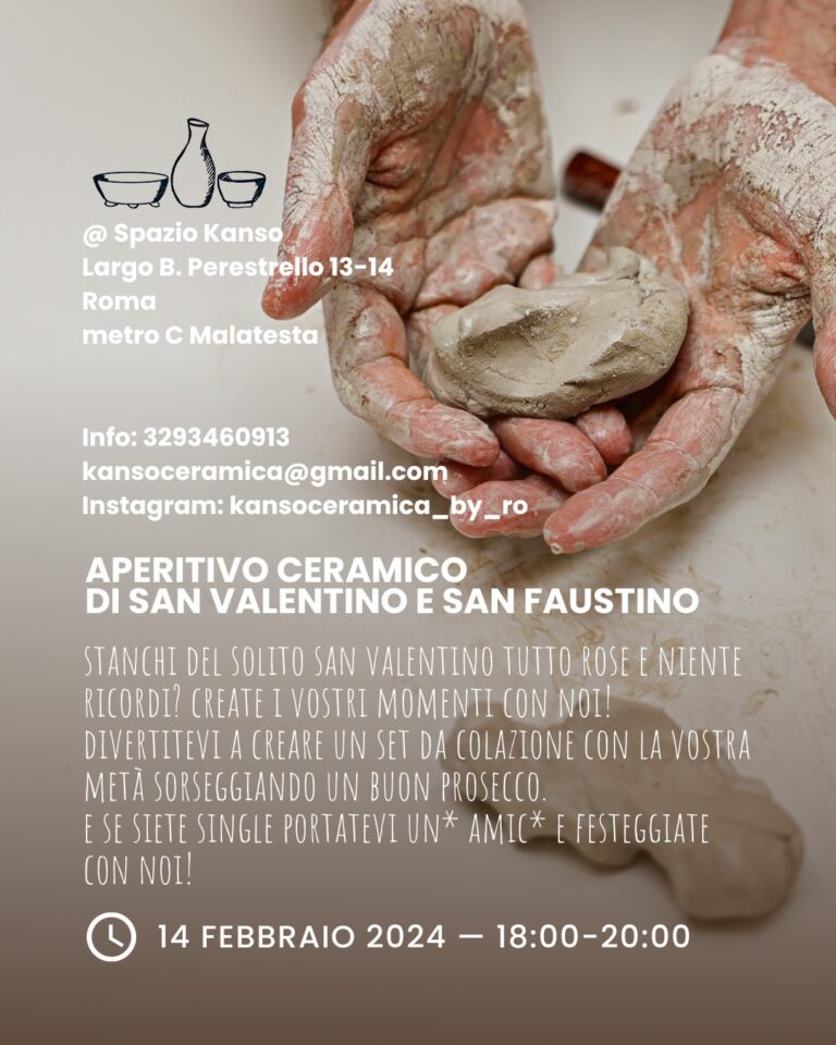 Aperitivo ceramico di San Valentino e San Faustino