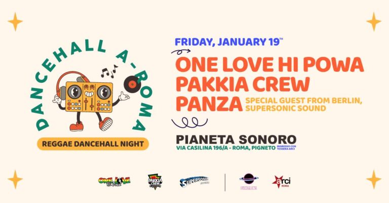 Dancehall A-Roma ft One Love HP + Pakkia Crew + Panza (Supersonic)