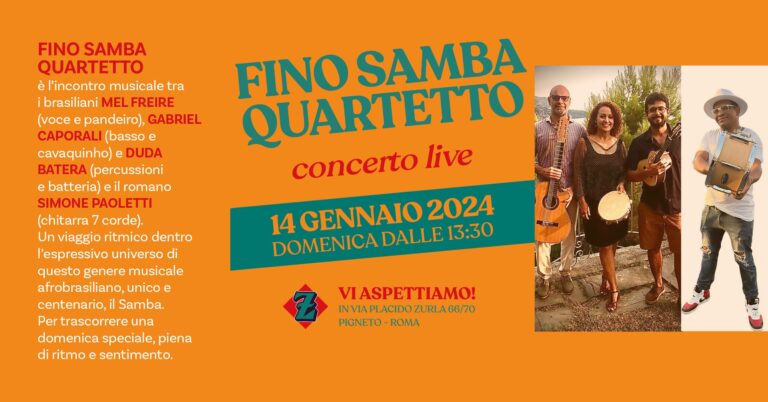 Fino Samba Quartetto – concerto live