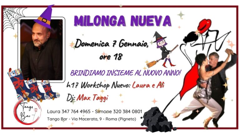 MILONGA NUEVA Workshop + Milonga