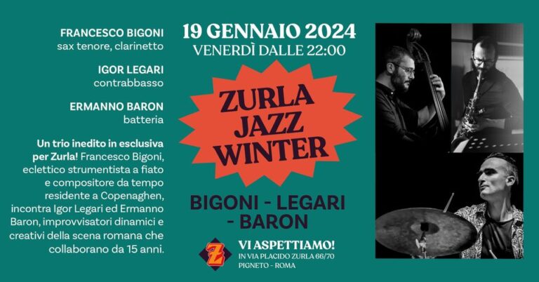 Zurla jazz winter Bigoni – Legari – Baron