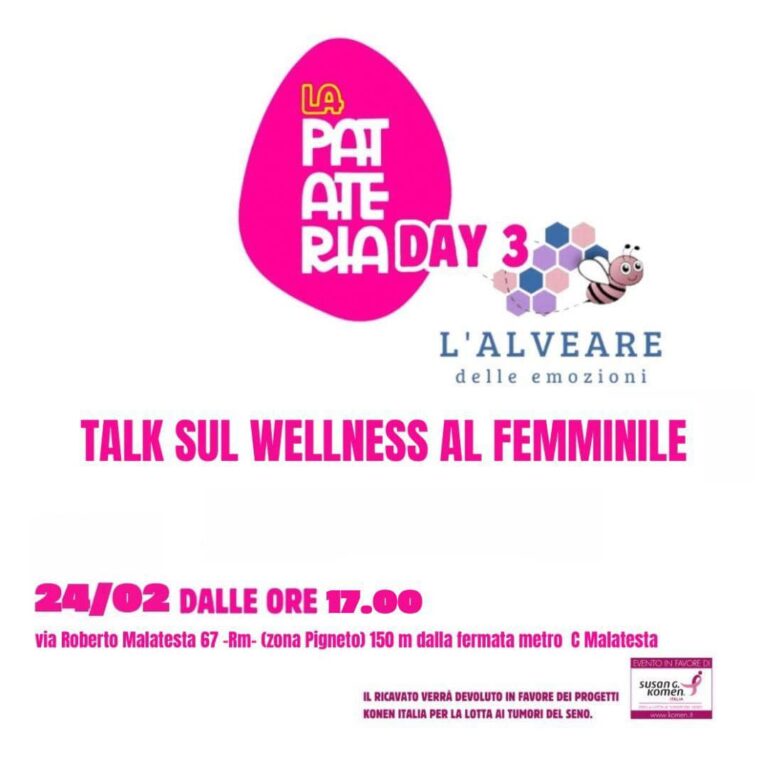 Aperitivo + Talk sul benessere Donna