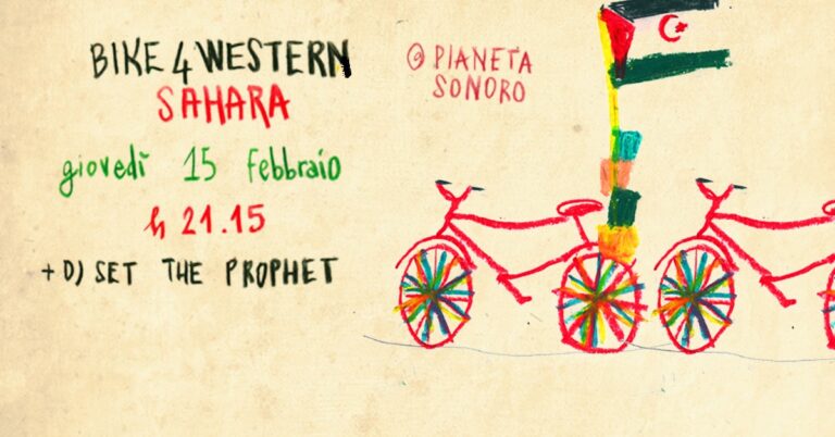 #Bike4WesternSahara + Dj Set