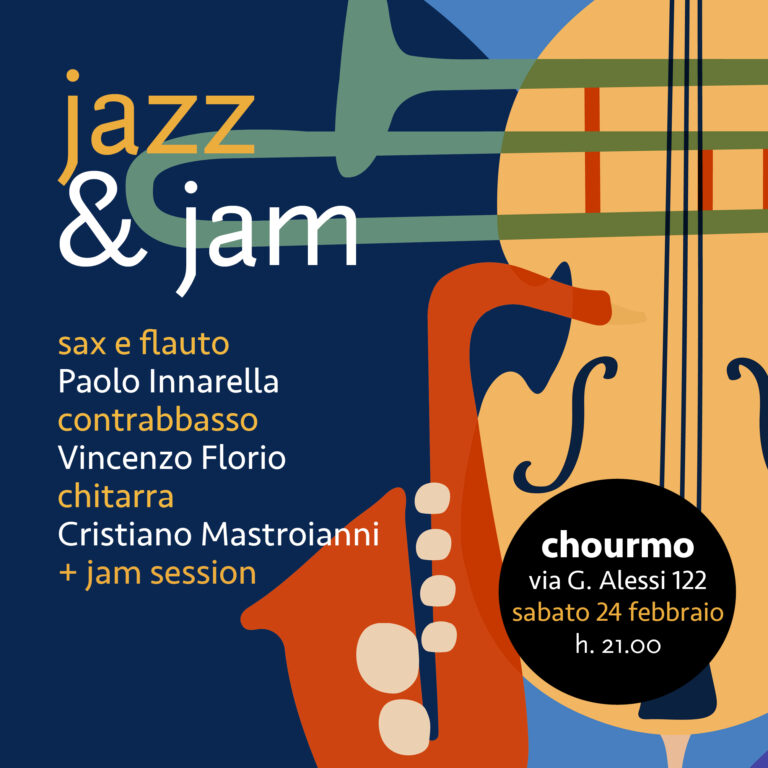 Jazz & Jam: concerto e jam session con Paolo Innarella, Vincenzo Florio, Cristiano Mastroianni