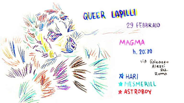 QUEER LAPILLI dj set by  HARI // MESMERILL // ASTROBOY