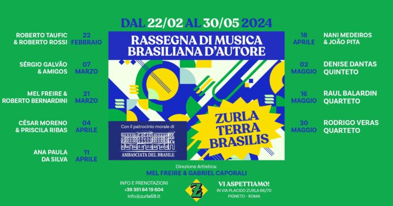 RASSEGNA DI MUSICA BRASILIANA D’AUTORE