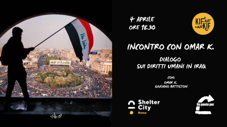 INCONTRO CON OMAR K. Dialogo sui diritti umani in Iraq