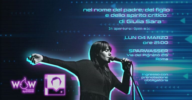 Open mic + Poetry Show | Giulia Sara Arcovito