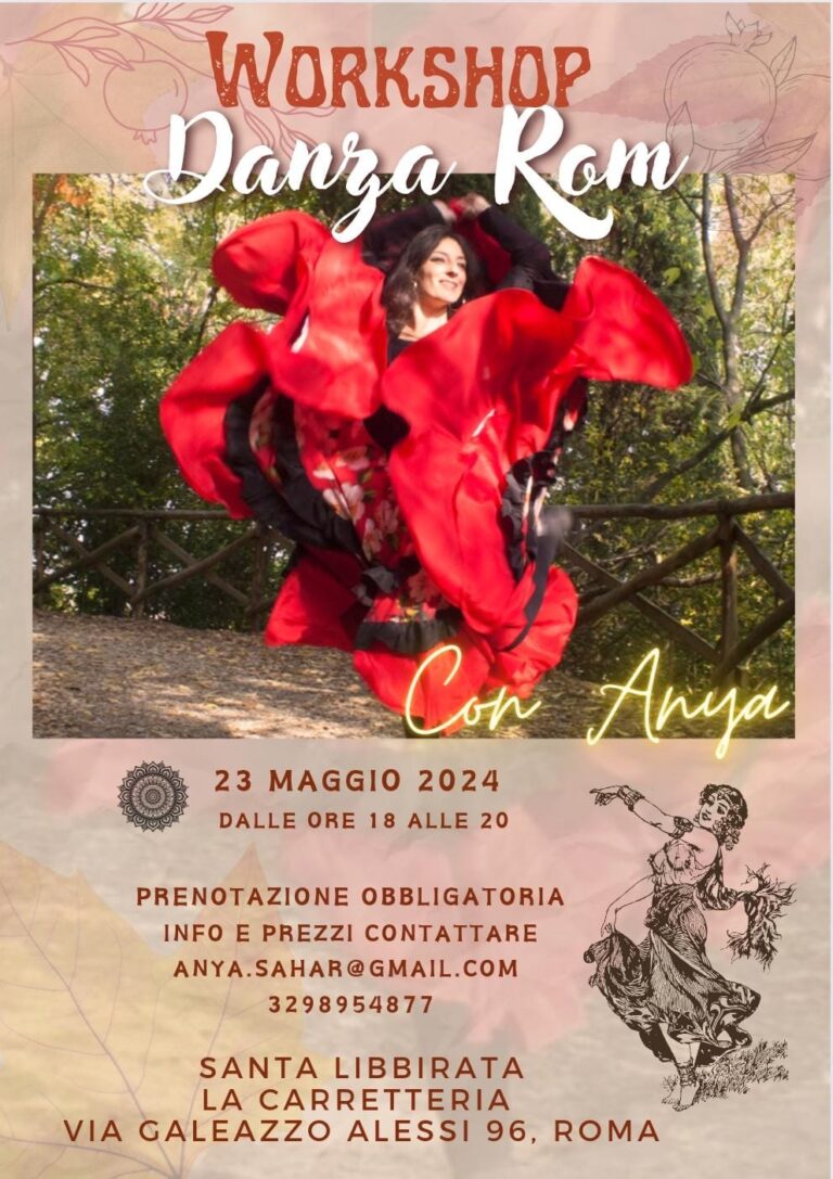 WORKSHOP DANZA ROM con Anya