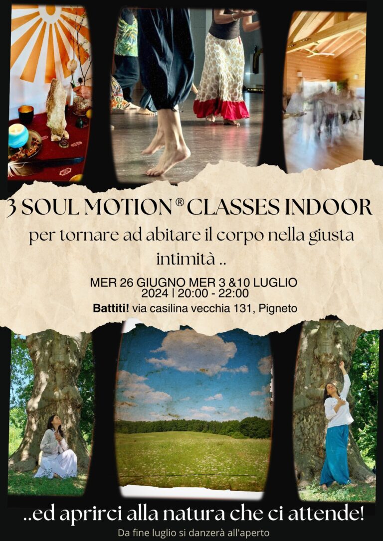3 SOUL MOTION CLASSES INDOOR