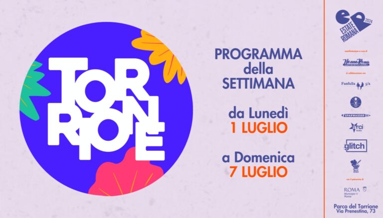 Estate al Torrione |  Programma 1 – 7 Luglio