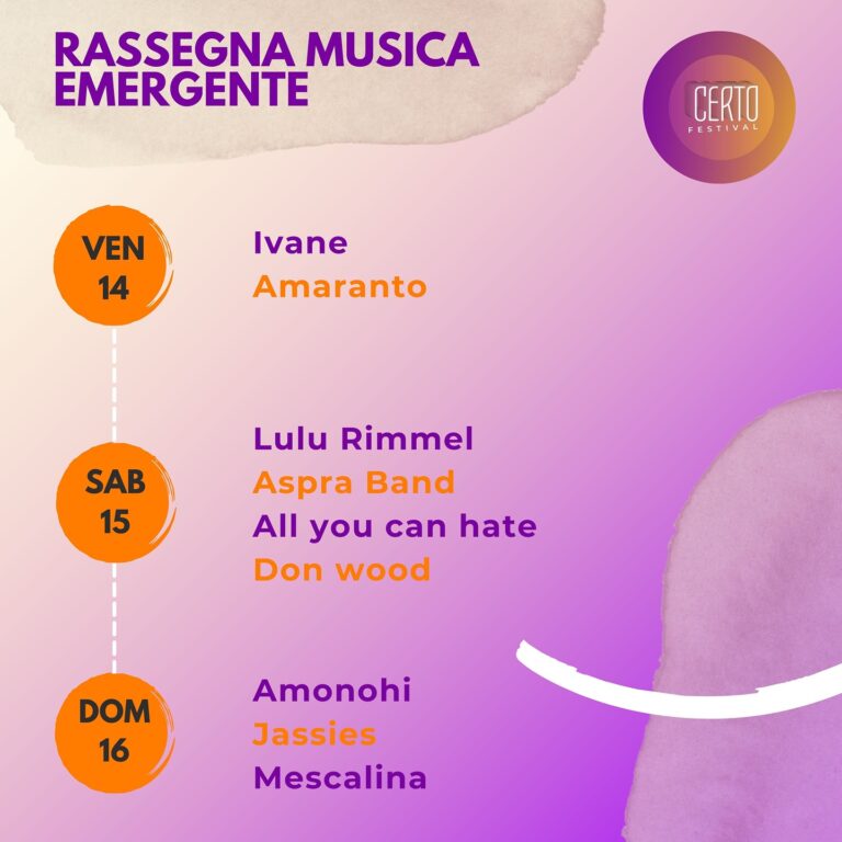 RASSEGNA MUSICA EMERGENTE