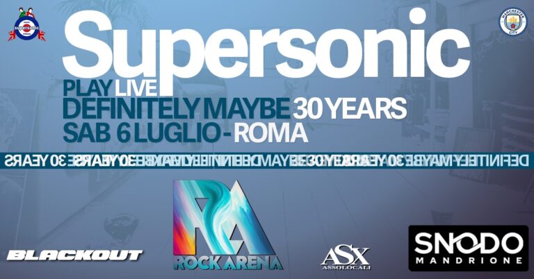 Rock Arena / Supersonic play live Definitely Maybe 30 Years