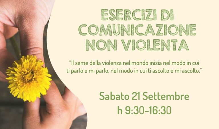 Esercizi di Comunicazione NonViolenta