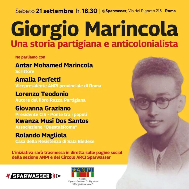 Giorgio Marincola | Una storia partigiana e anticolonialista