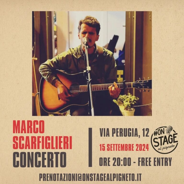 Marco Scarfiglieri Concerto