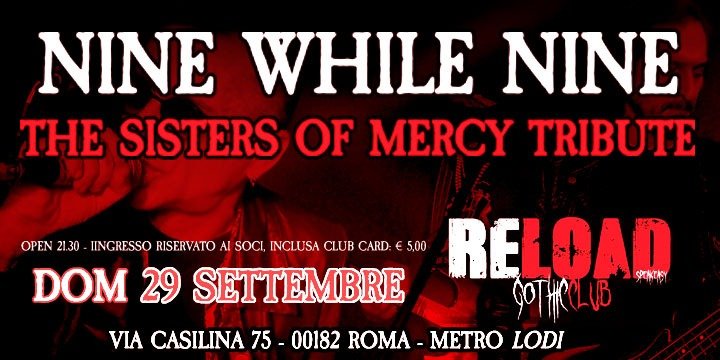 NINE WHILE NINE / The Sisters of Mercy Tribute