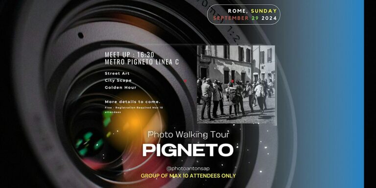 Rome Photo Walking Tour – Pigneto (by @photoantonsap)