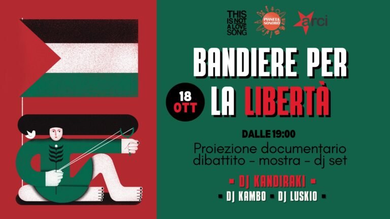 Bandiere per la libertà: Art&Music for Amici della Mezzaluna Palestinese