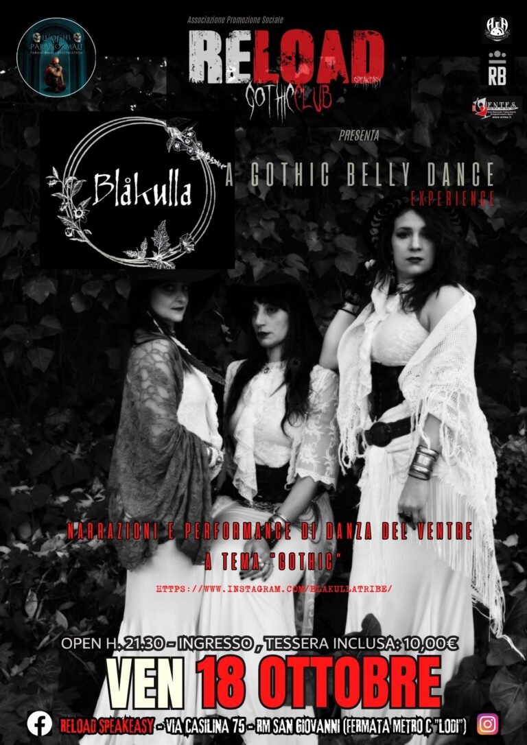 Blåkulla Tribe – A Gothic belly-dance Experience (perfomance di danza del ventre)