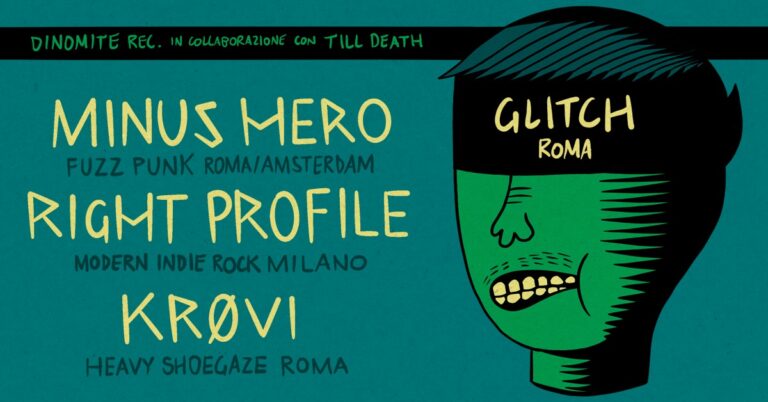 Dinomite Records x Till Death: Minus Hero + Krøvi + Right Profile