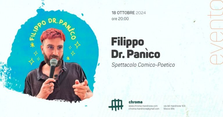 Filippo Dr. Panìco | Spettacolo Comico-Poetico