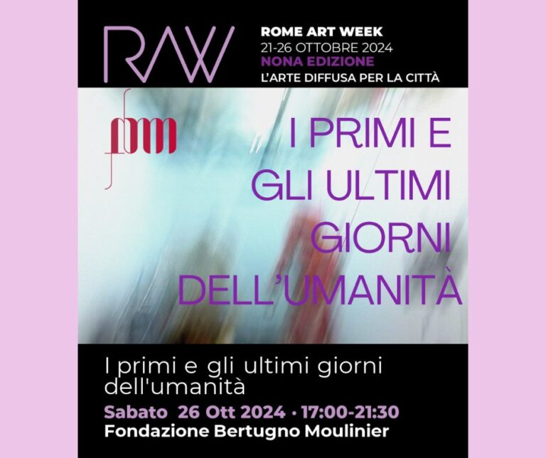 I primi e gli ultimi giorni dell’umanità