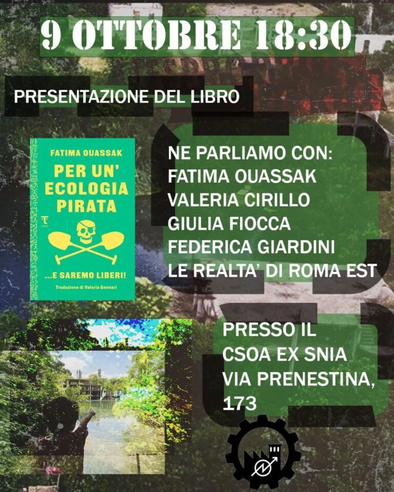 Per un’ecologia pirata…e saremo liberi!