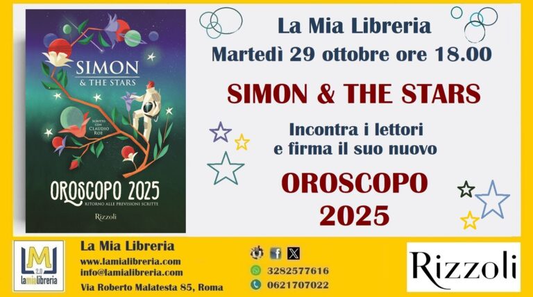 Simon & The Stars in libreria incontra i lettori e firma l’Oroscopo 2025