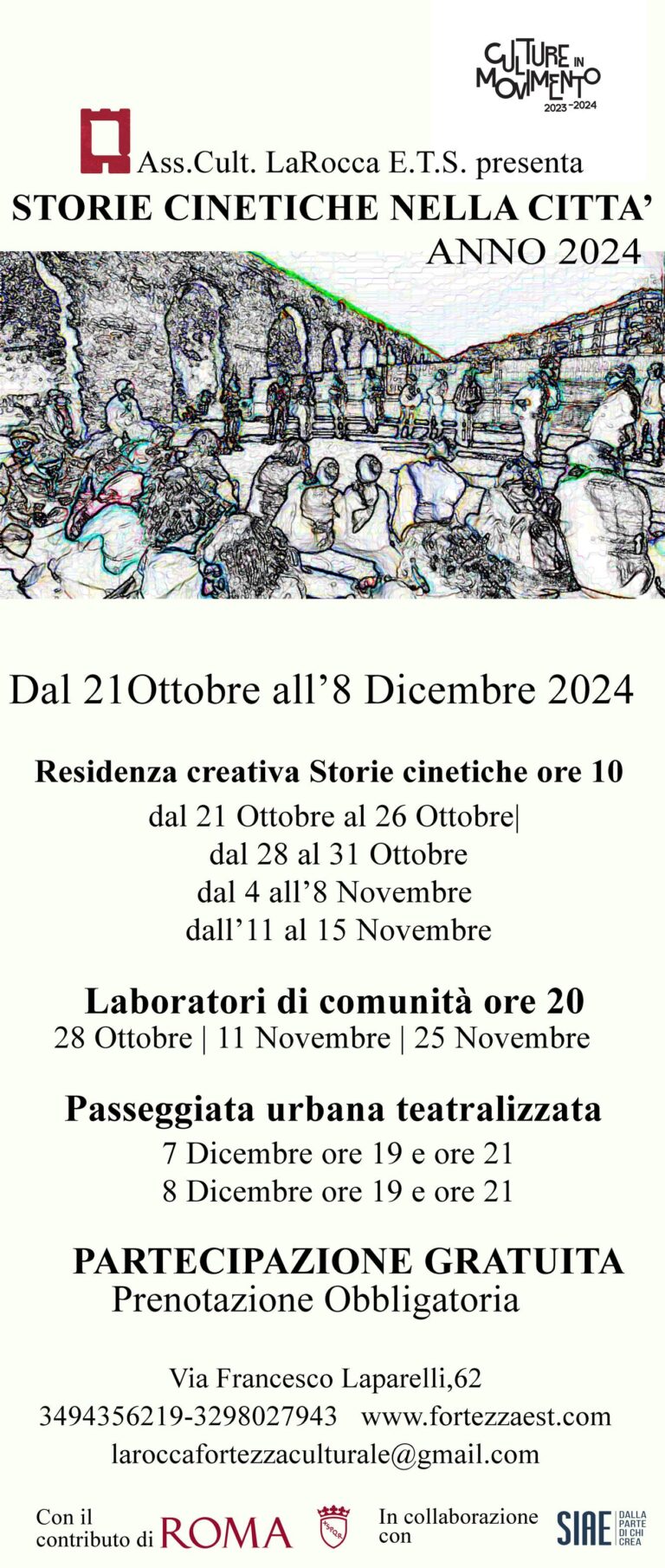 STORIE CINETICHE NELLA CITTA’ 2024