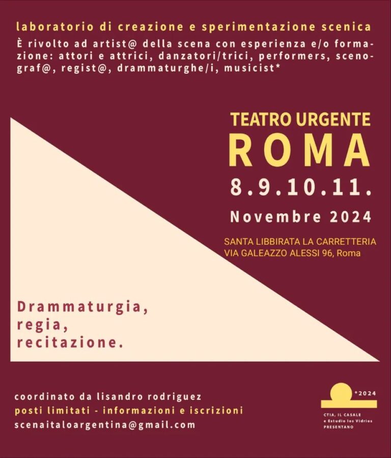 TEATRO URGENTE ROMA