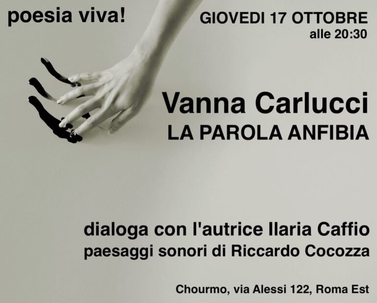 Vanna Carlucci – La parola anfibia