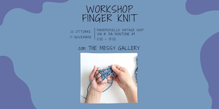 WORKSHOP FINGER KNIT