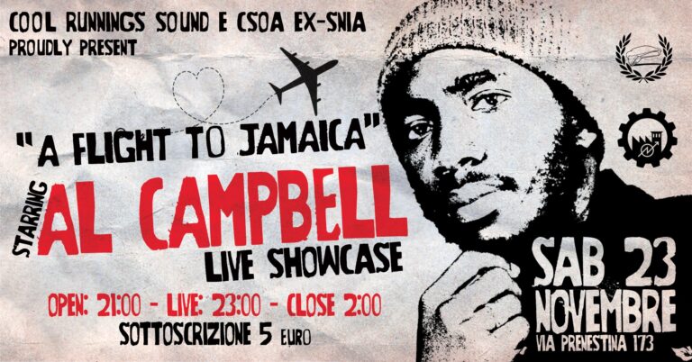 AL CAMPBELL (JA) Live Showcase – A Flight to Jamaica