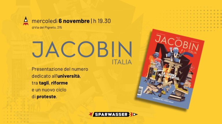 JACOBIN ITALIA | LA GUERRA ALL’UNIVERSITÀ