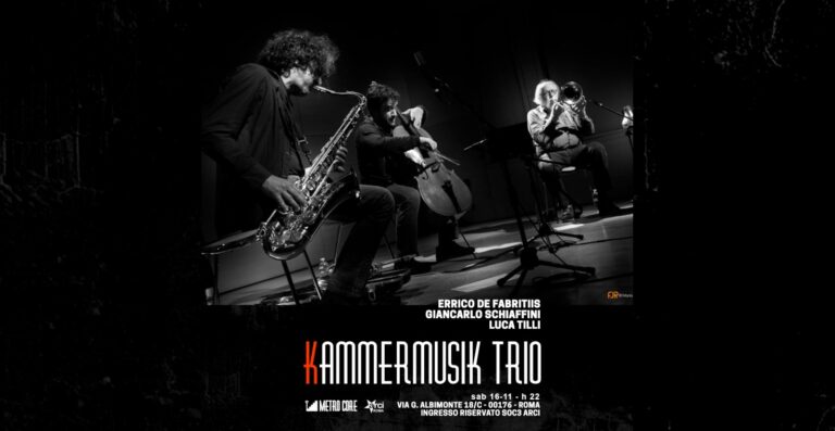 Kammermusik Trio – De Fabritiis, Schiaffini, Tilli